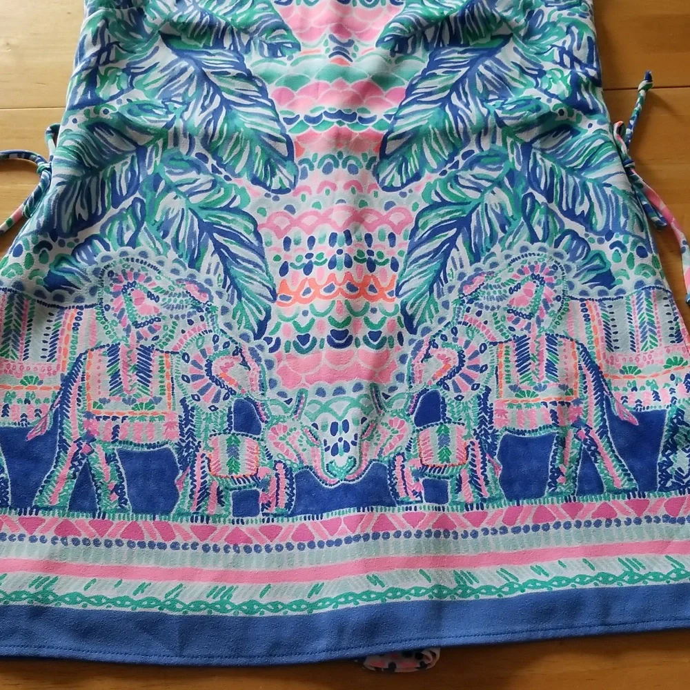 Lilly Pulitzer Donna Romper Feel The Beat Engineered,  Size 2 $178 - Picture 9 of 16